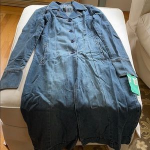 Denim Long Coat